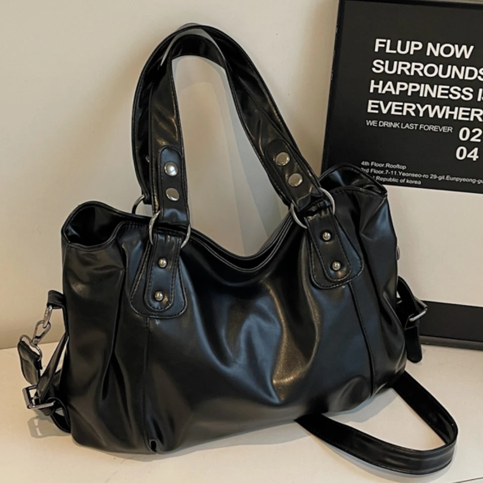 Women Bags For Airport - Retro Brand Roomy Shoulder Bag Female
