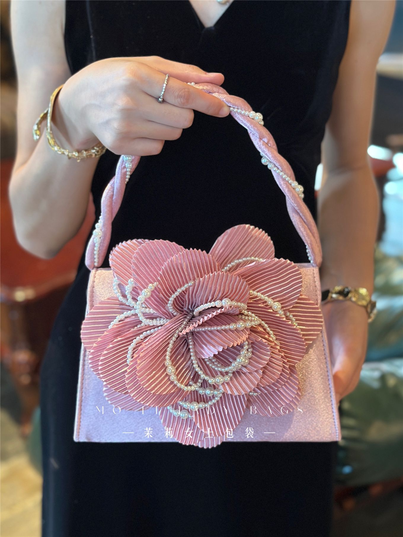 Women'S Bags Holiday - French Petal Flower Handbag Holiday Seaside