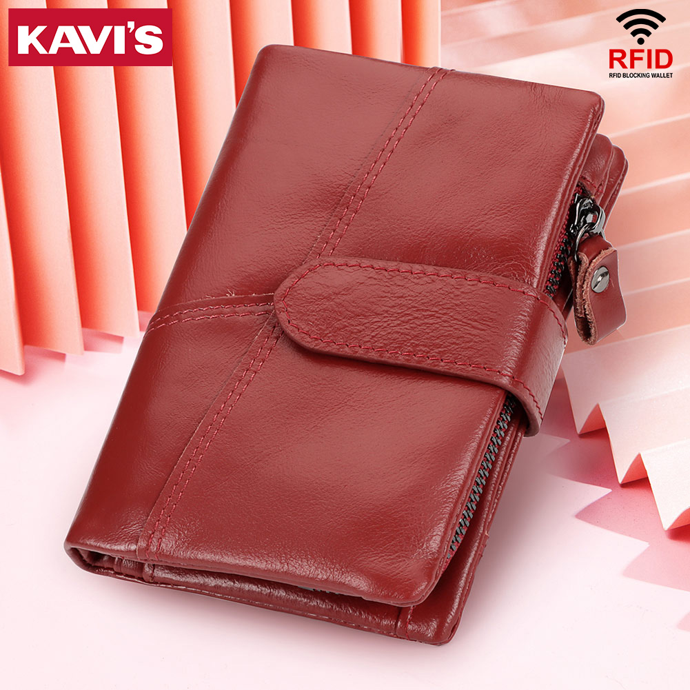 Women'S Bags At M&S - KAVIS Genuine Leather Women Wallet with