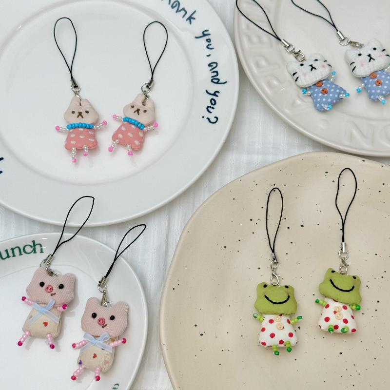 Women'S Young Bags - Cute Animal Keychain - Frog Pig