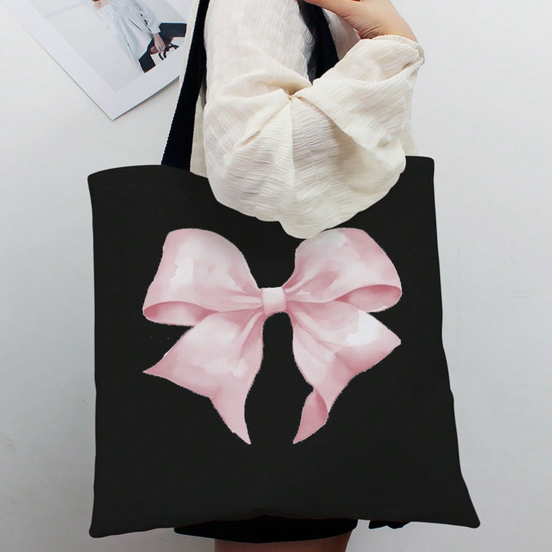 ROMWE Kawaii Bow Pattern Canva - огляд і ціна Women'S Tote Bags For Work