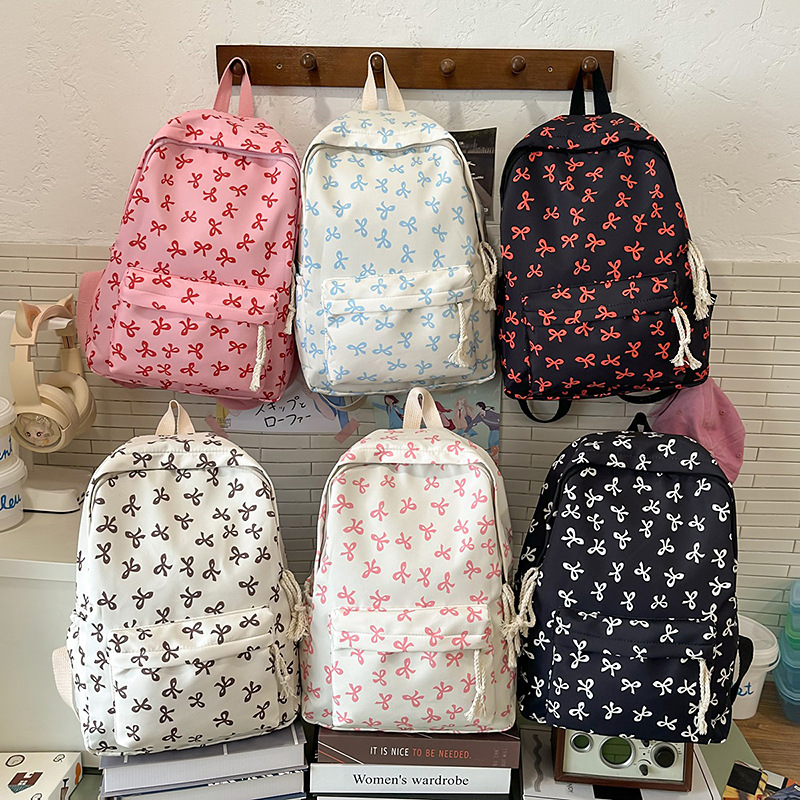 Women Floral Nylon Backpack 6  - огляд і ціна Women Bags Gift