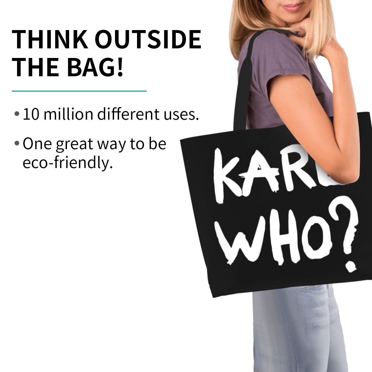Custom Kawaii Karl Who Slogan  - огляд і ціна Women'S Karl Bags