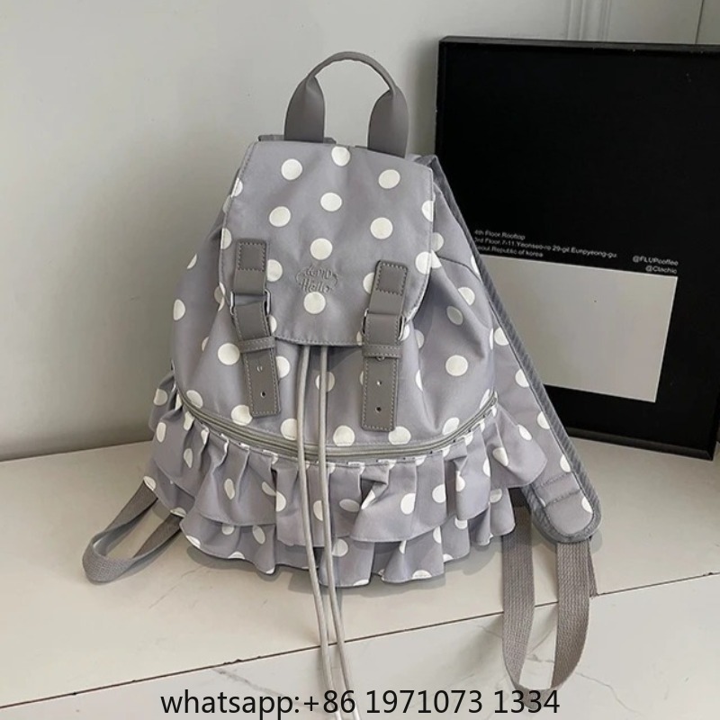 Ruffles Spliced Mochilas Mujer - огляд і ціна Women'S Bags Holiday