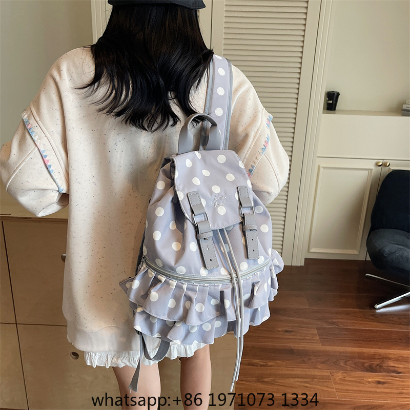 Ruffles Spliced Mochilas Mujer - огляд і ціна Women'S Bags Holiday