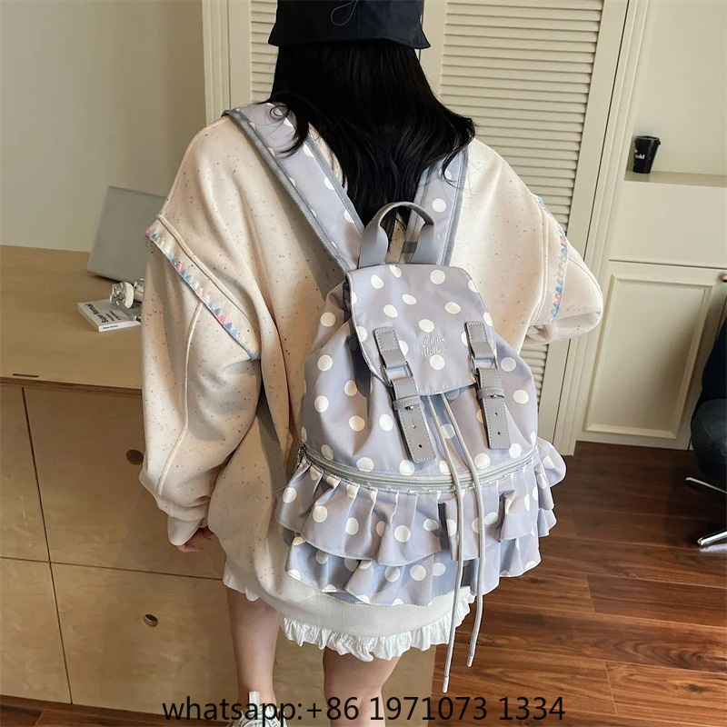 Ruffles Spliced Mochilas Mujer - огляд і ціна Women'S Bags Holiday