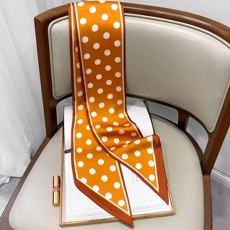 Design Print Skinny Scarf Plai - огляд і ціна Women Bags Online