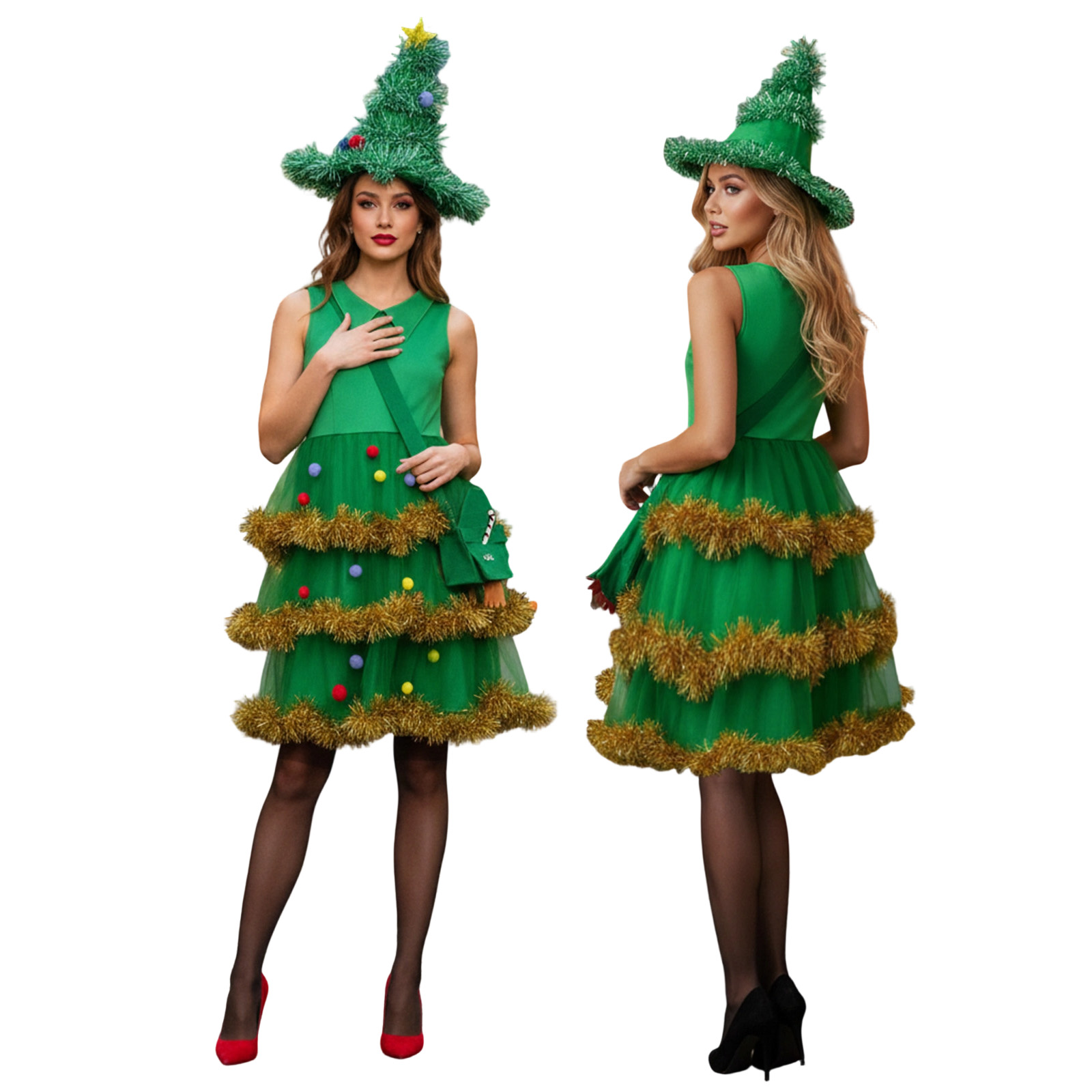 Women Christmas Tree Cosplay C - огляд і ціна Women'S Bags Holiday