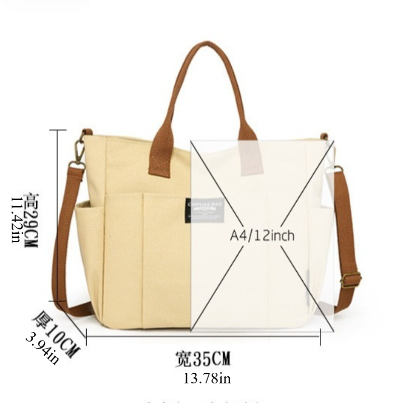 Large Canvas Tote Bag for Wome - огляд і ціна Women'S Tote Bags For Work
