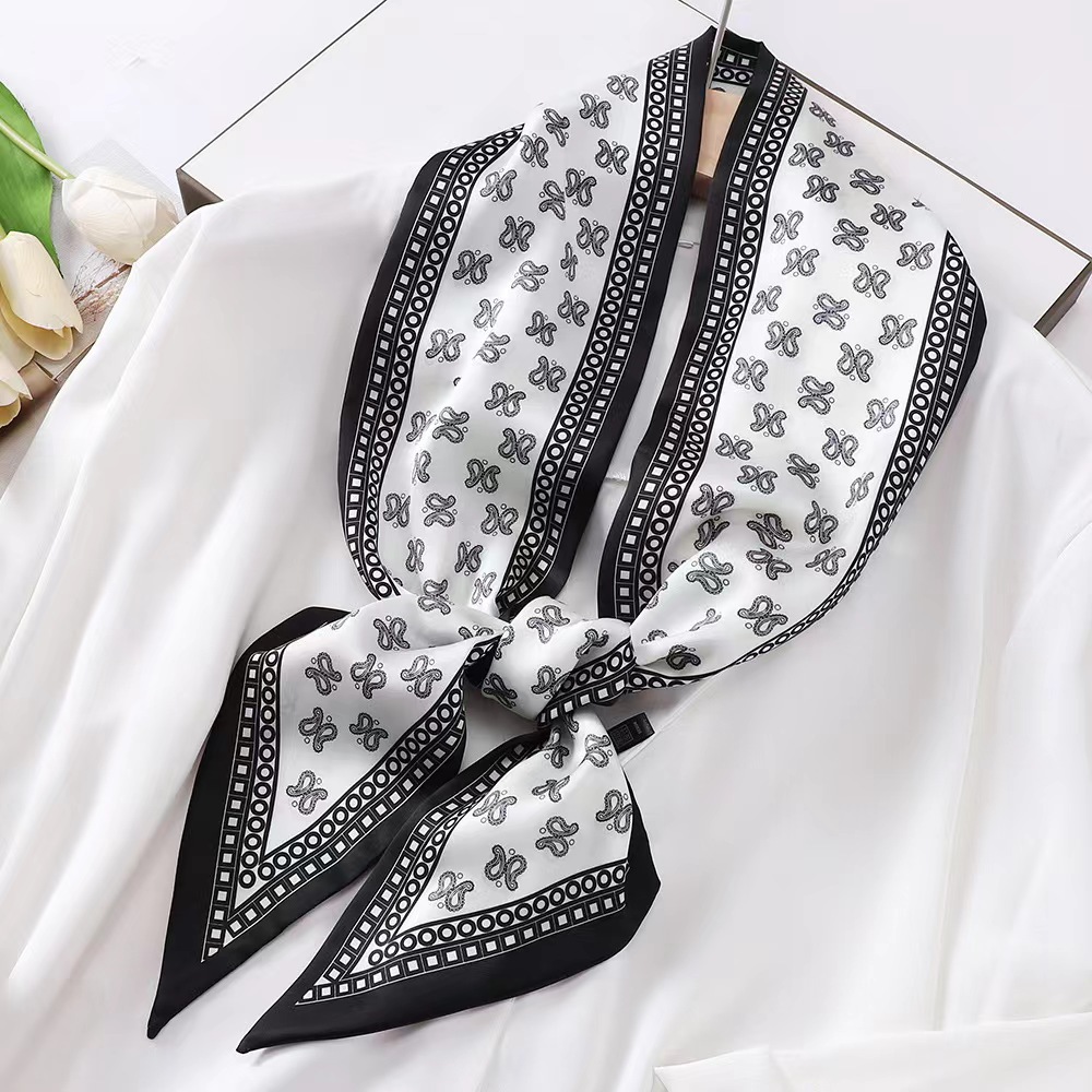 Luxury Zebra Print Silk Square - огляд і ціна Women Bags Online