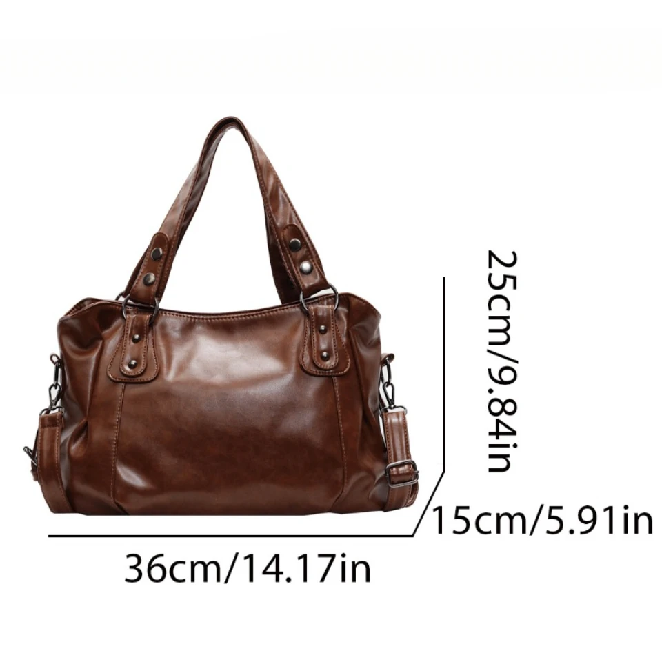 Retro Brand Roomy Shoulder Bag - огляд і ціна Women Bags For Airport