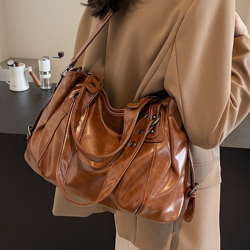 Large Capacity Vintage Leather - огляд і ціна Women Bags For Airport