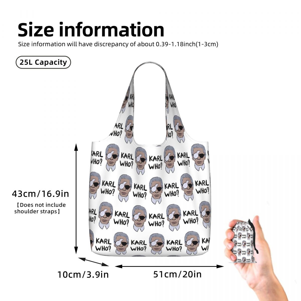 Karl Who Shopping Tote Bag Can - огляд і ціна Women'S Karl Bags