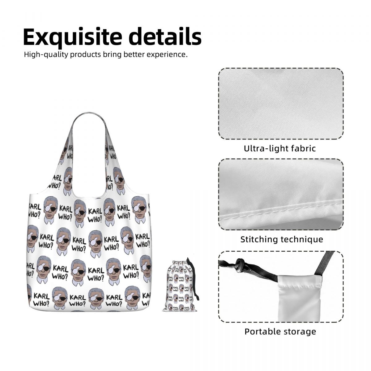 Karl Who Shopping Tote Bag Can - огляд і ціна Women'S Karl Bags