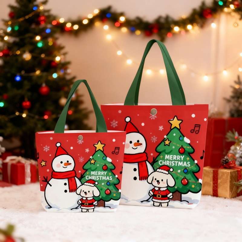 Christmas Tote Gift Bag Snowma - огляд і ціна Women'S Bags Holiday