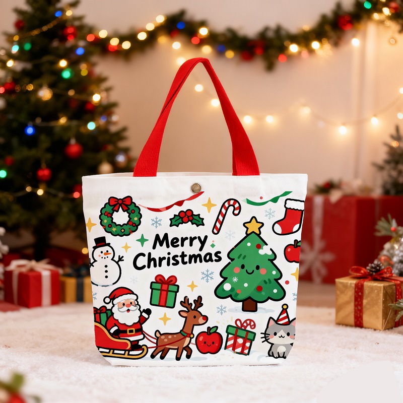 Christmas Tote Gift Bag Snowma - огляд і ціна Women'S Bags Holiday