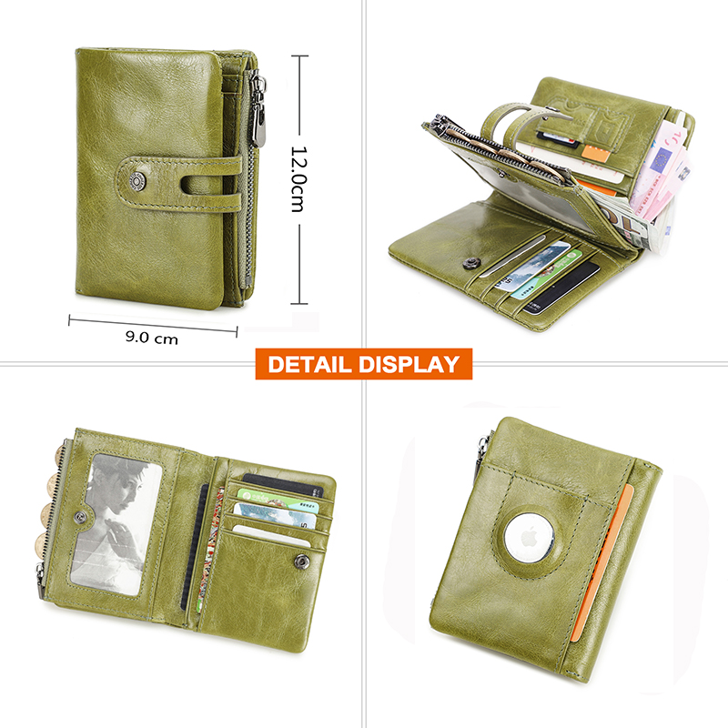 Oil Leather Women Wallets Shor - огляд і ціна Women'S Young Bags