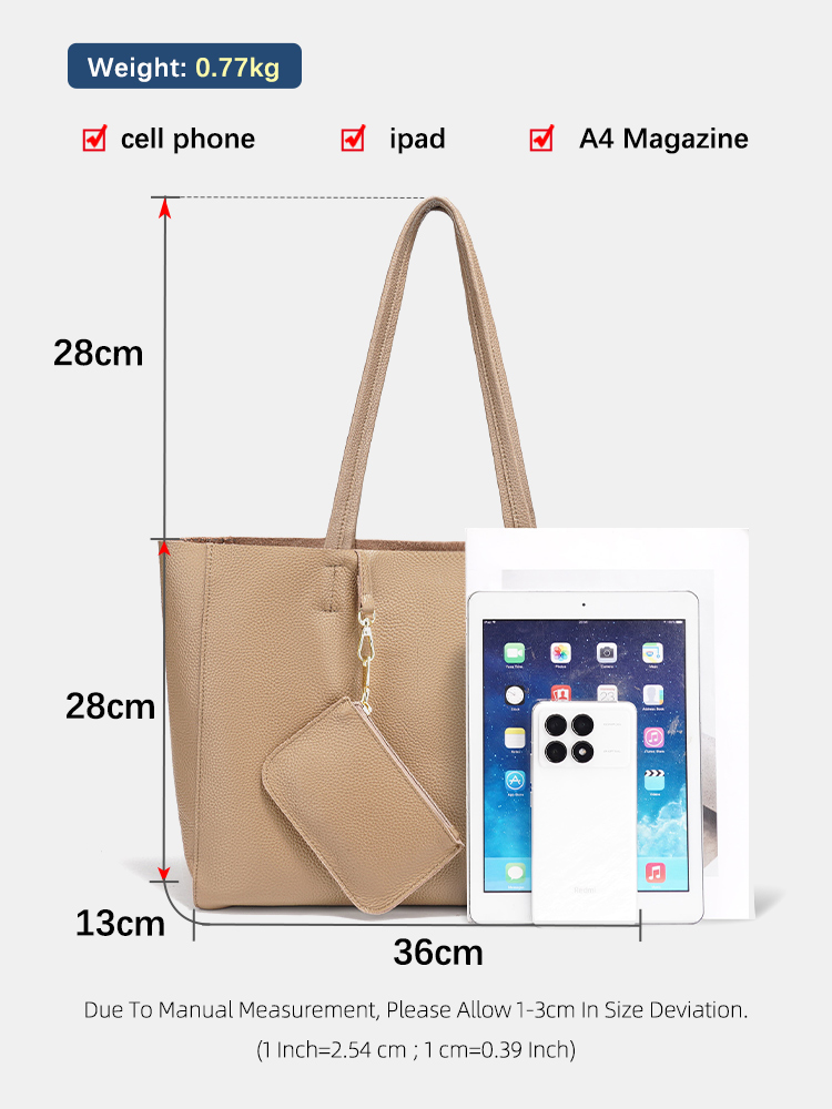 Zency Genuine Leather Large To - огляд і ціна Women'S Tote Bags For Work