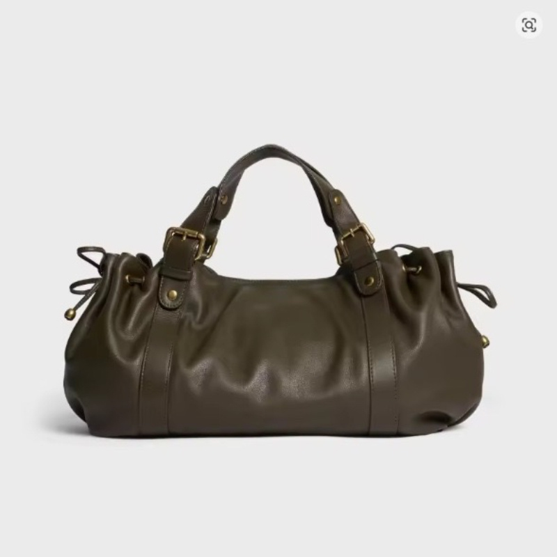 Vintage  Large Ruched Drawstri - огляд і ціна Women Bags For Airport