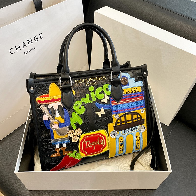 Design Patchwork Zipper 2026 H - огляд і ціна Women Bags Discount