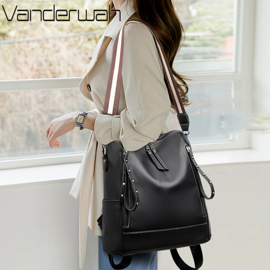 Brand Luxury Backpacks Soft Le - огляд і ціна Women'S Young Bags