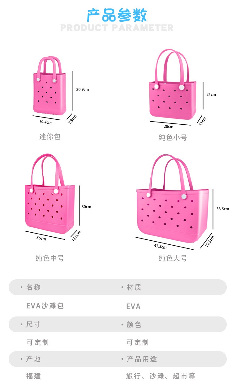 Ladies Oversized Rubber Beach  - огляд і ціна Women Bags Gift