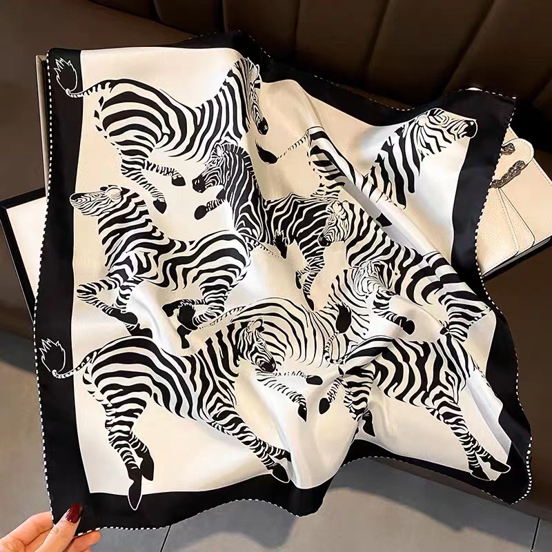 Zebra Print Silk Small Square  - огляд і ціна Women'S Bags Holiday