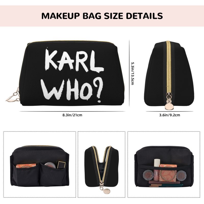 Karl Who Print Leather Makeup  - огляд і ціна Women'S Karl Bags