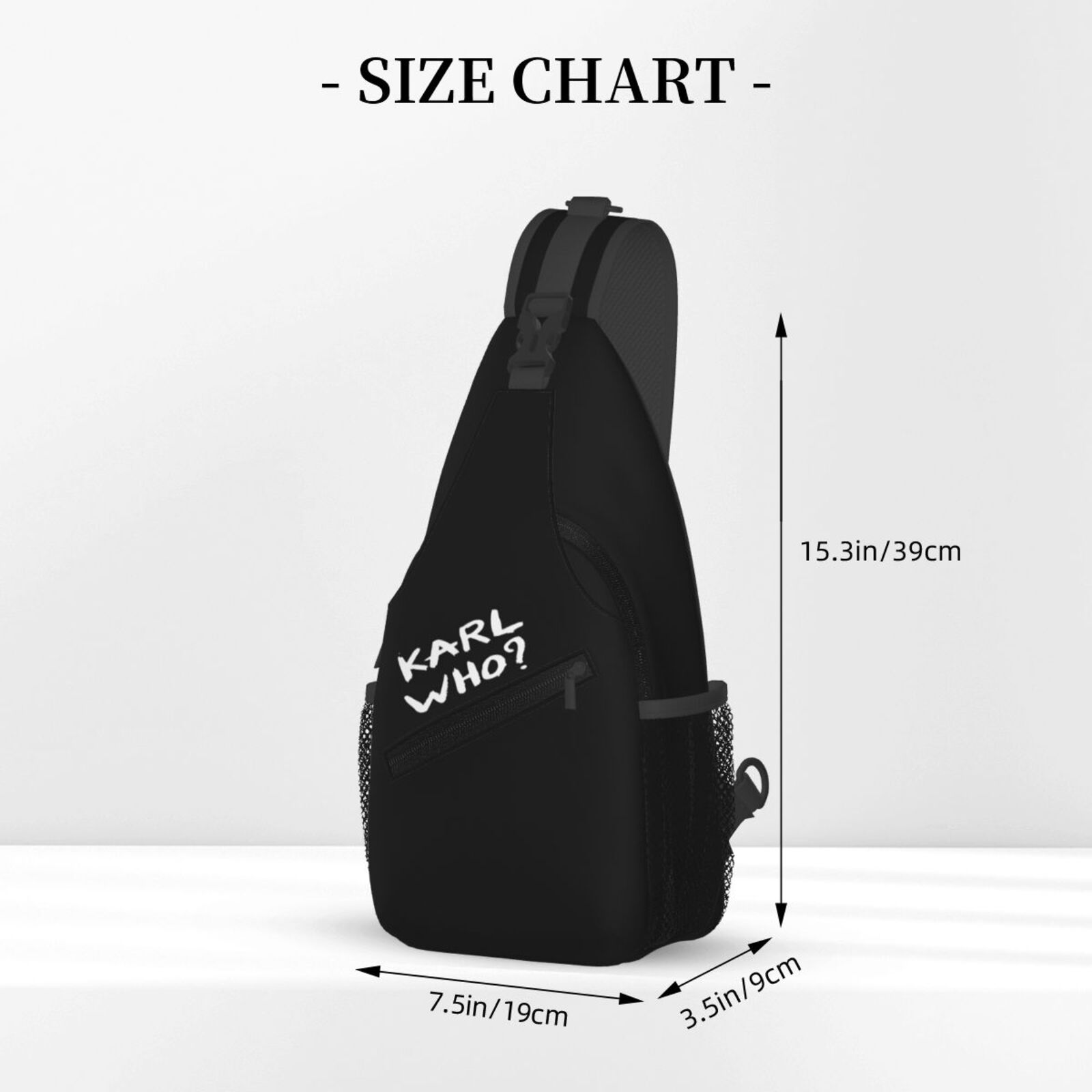 Karl Who Text Pattern Chest Ba - огляд і ціна Women'S Karl Bags