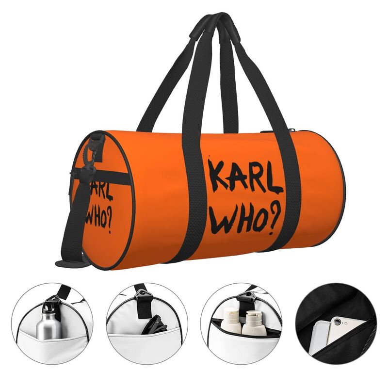 Karl Who Slogan Print Round Tr - огляд і ціна Women'S Karl Bags