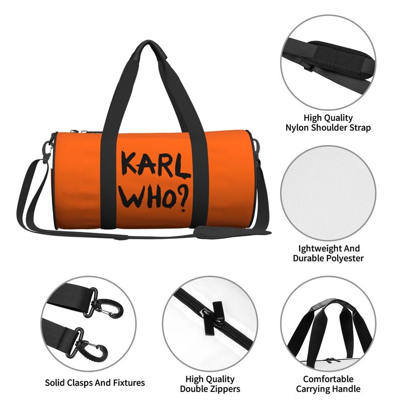 Karl Who Slogan Print Round Tr - огляд і ціна Women'S Karl Bags