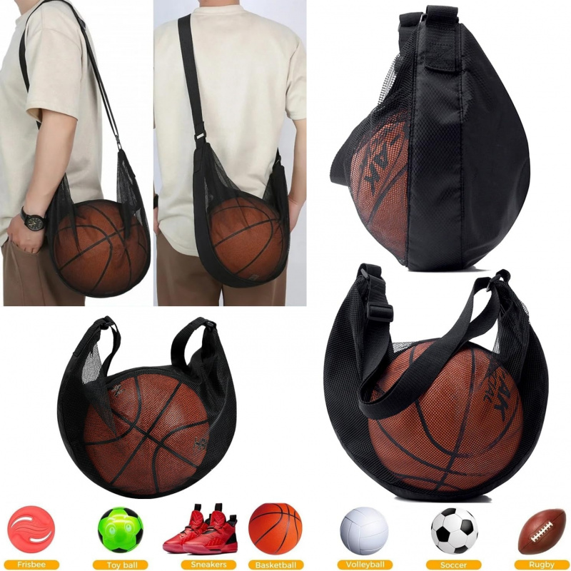 1/2pcs Mesh Single Ball Storag - огляд і ціна Mesh Net Bag