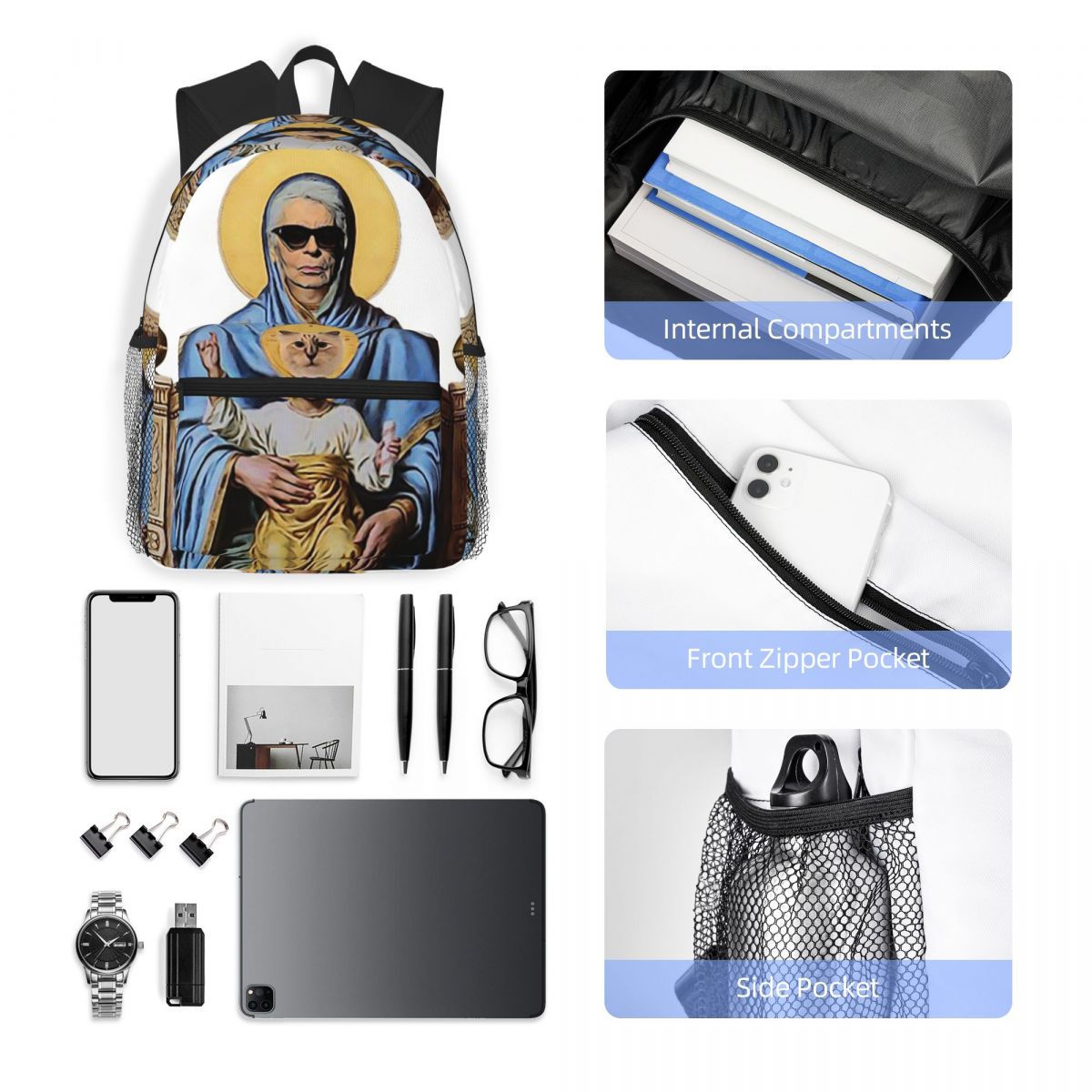 Karl Who Fashion Print Spectac - огляд і ціна Women'S Karl Bags