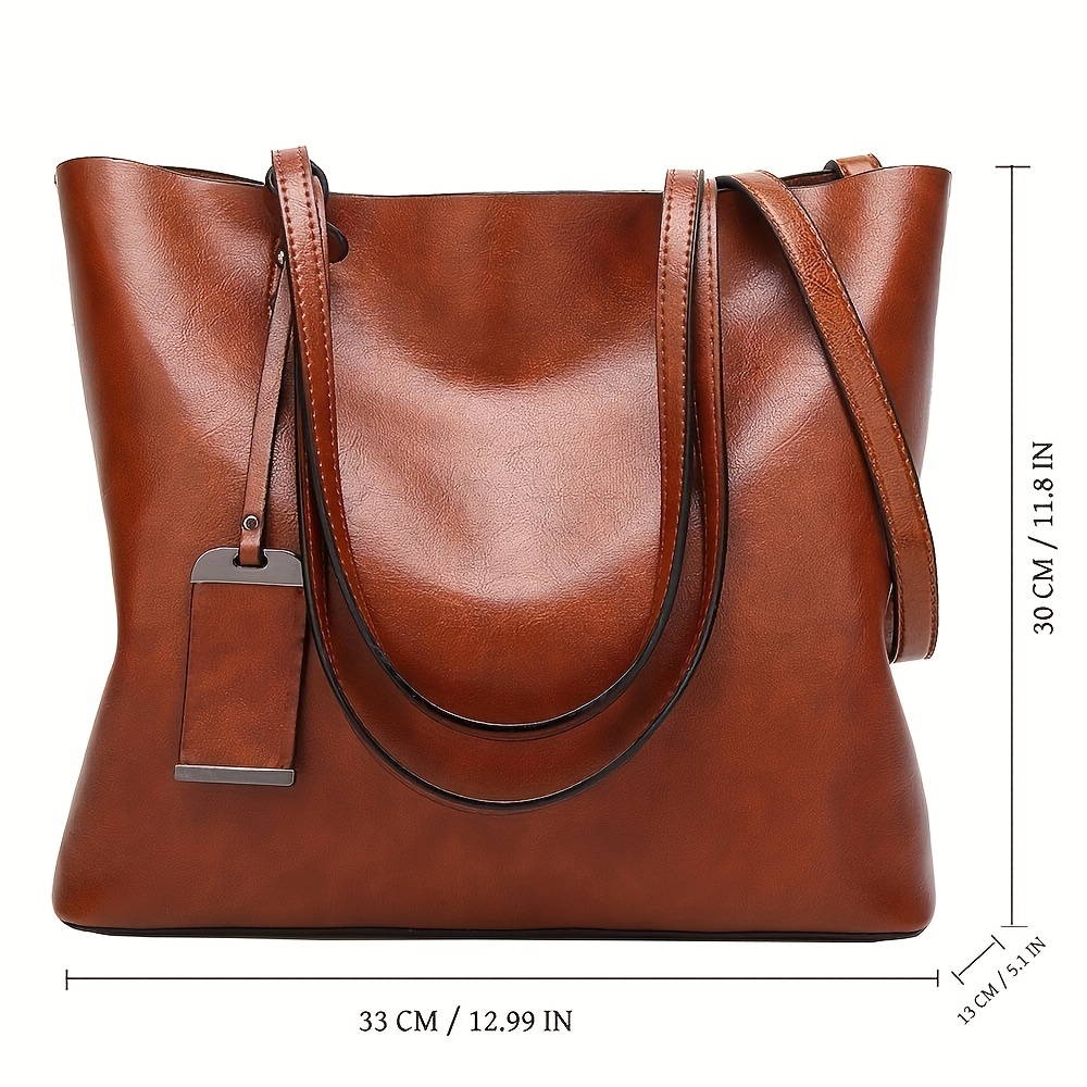Fashionable Classic Retro Leat - огляд і ціна Women'S Tote Bags For Work