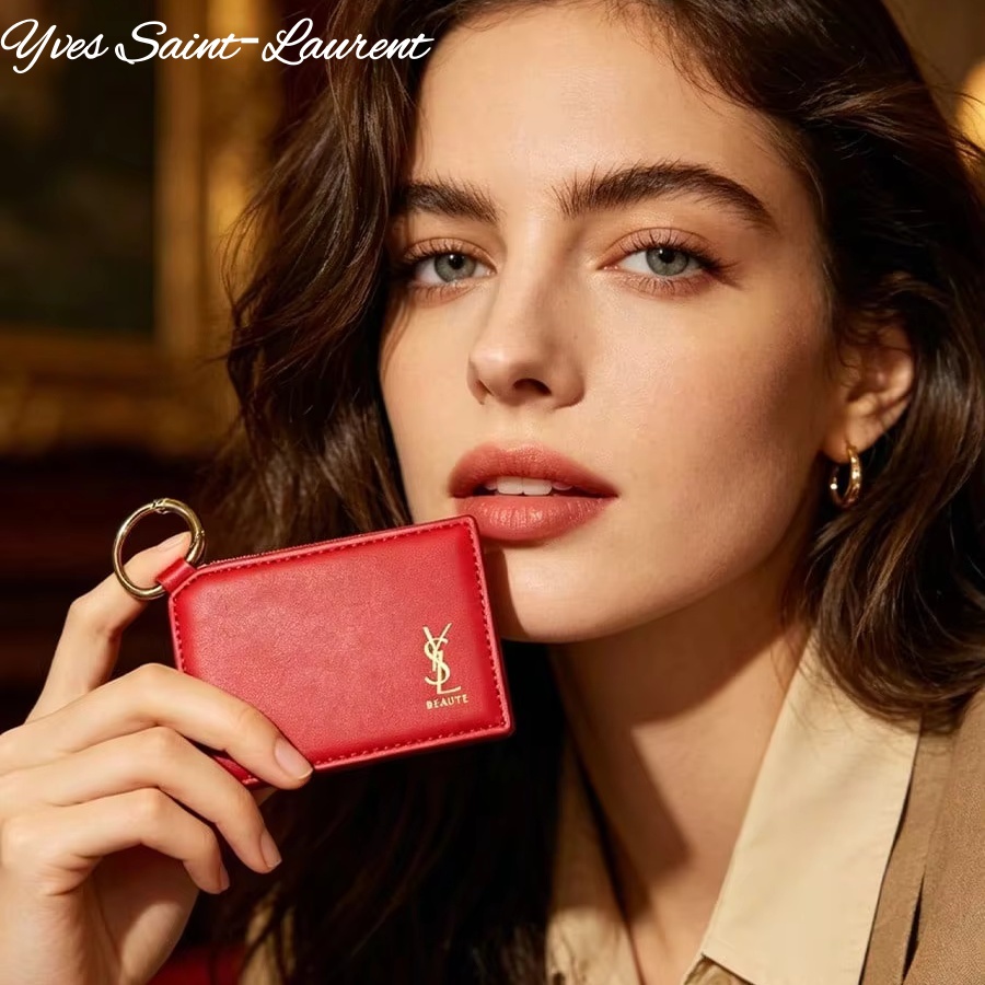 YSL  Red Leather Square Mini P - огляд і ціна Women'S Bags Holiday