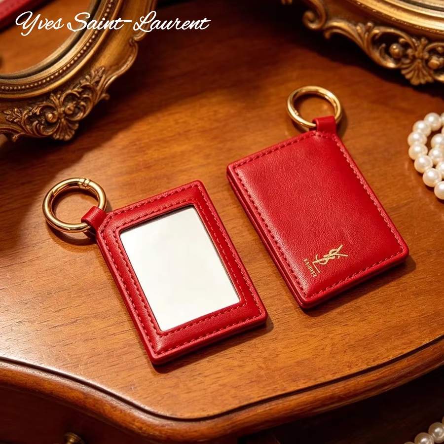 YSL  Red Leather Square Mini P - огляд і ціна Women'S Bags Holiday